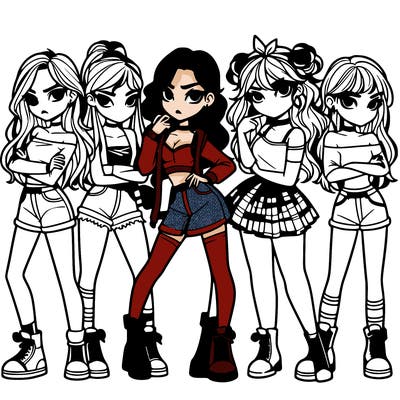 realistic baddie girls