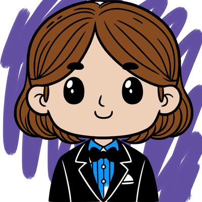 girl in a tuxedo