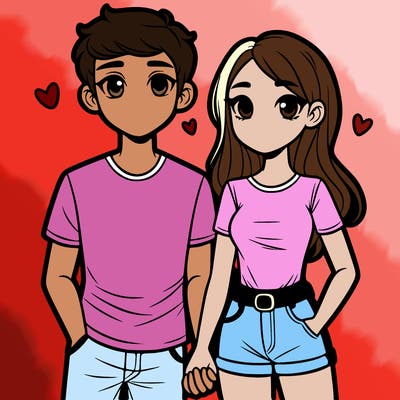 boyfriend and girlfriend