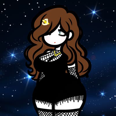 curvy woman with hair