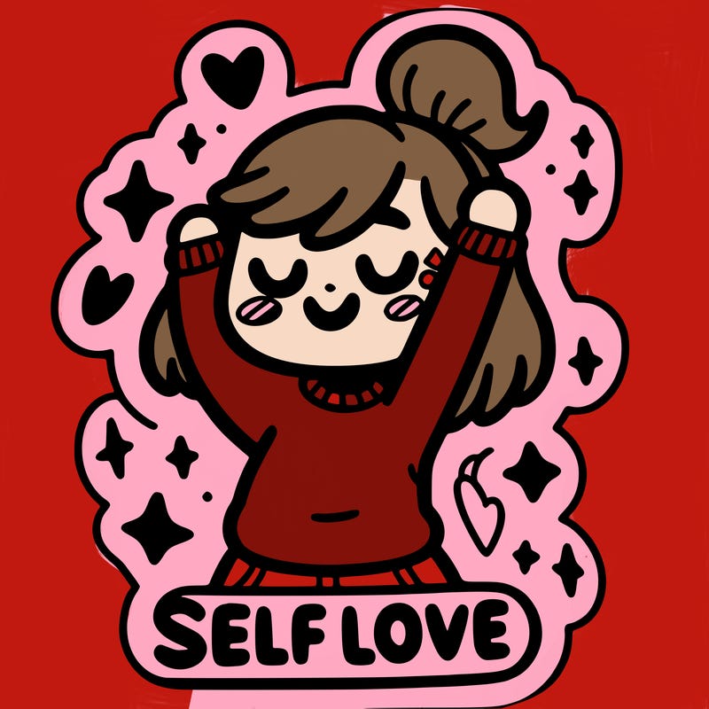 self-love sticker