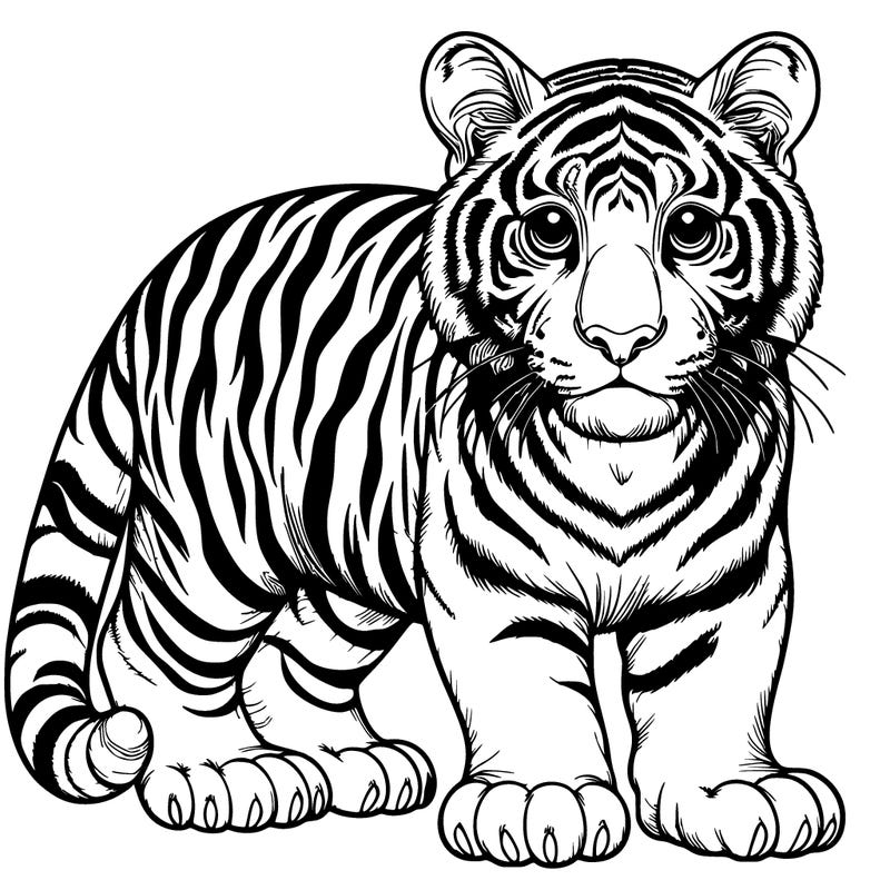 realistic tiger