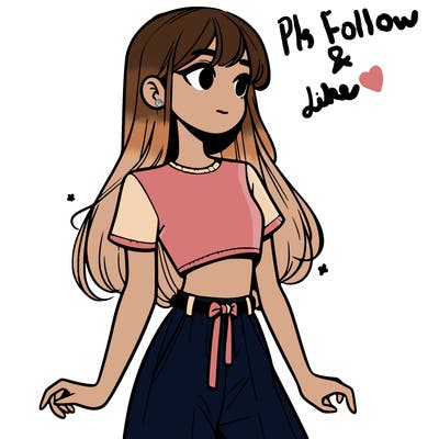 girl in a cute crop top