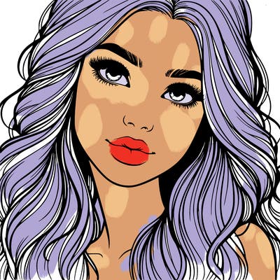 beautiful realistic girl