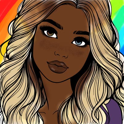 beautiful realistic girl