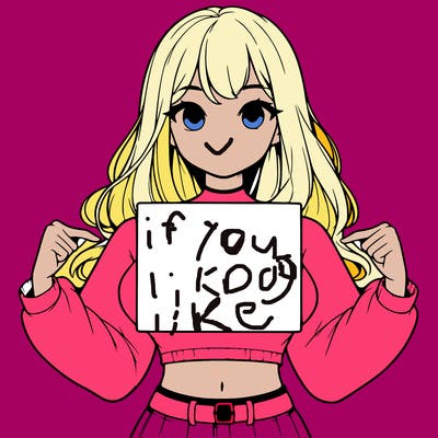 girl holding a blank sign in a long sleeve crop top