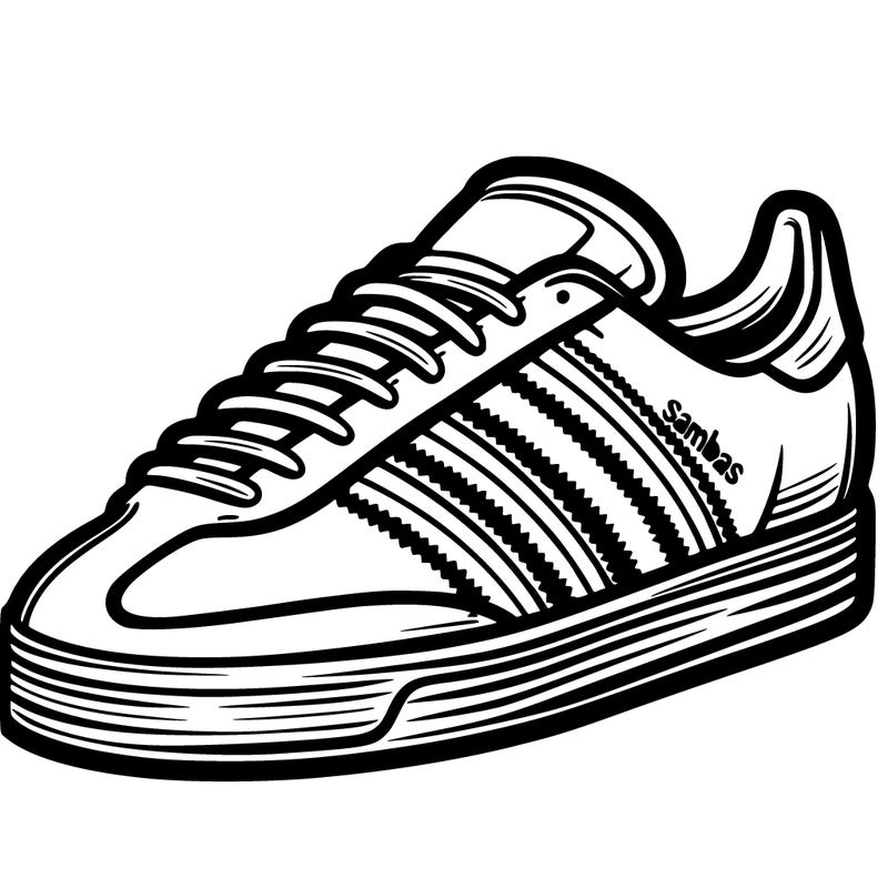 a simple adidas sambas shoe