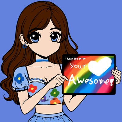 realistic pretty girl holding blank sign