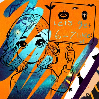 realistic girl holding up a sign