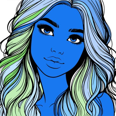 beautiful realistic girl