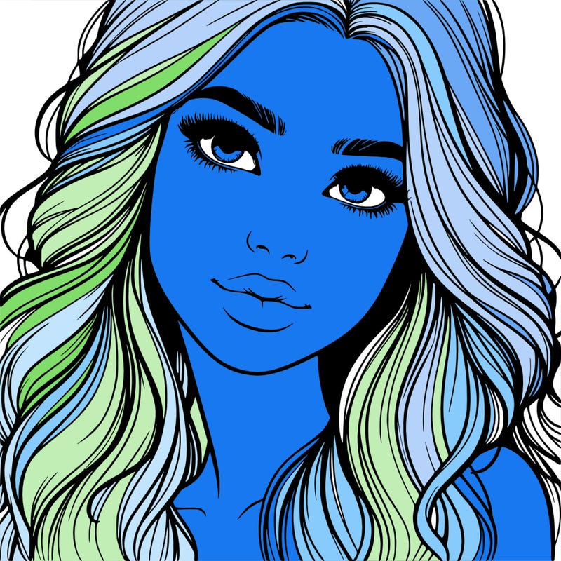 beautiful realistic girl