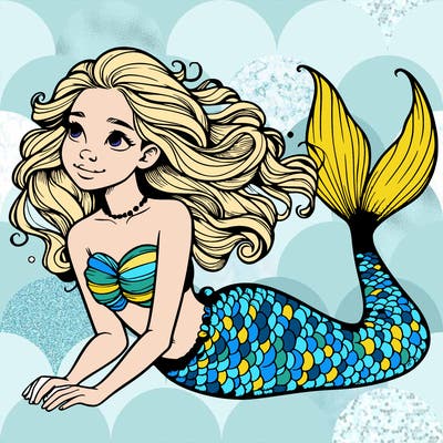 a realistic mermaid