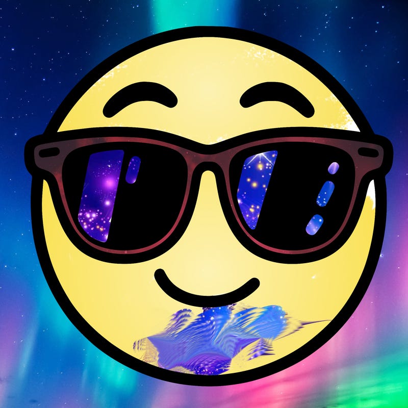 emoji with sunglasses