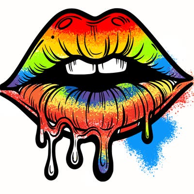 lips that look realistic and drip