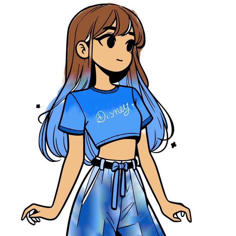 girl in a cute crop top