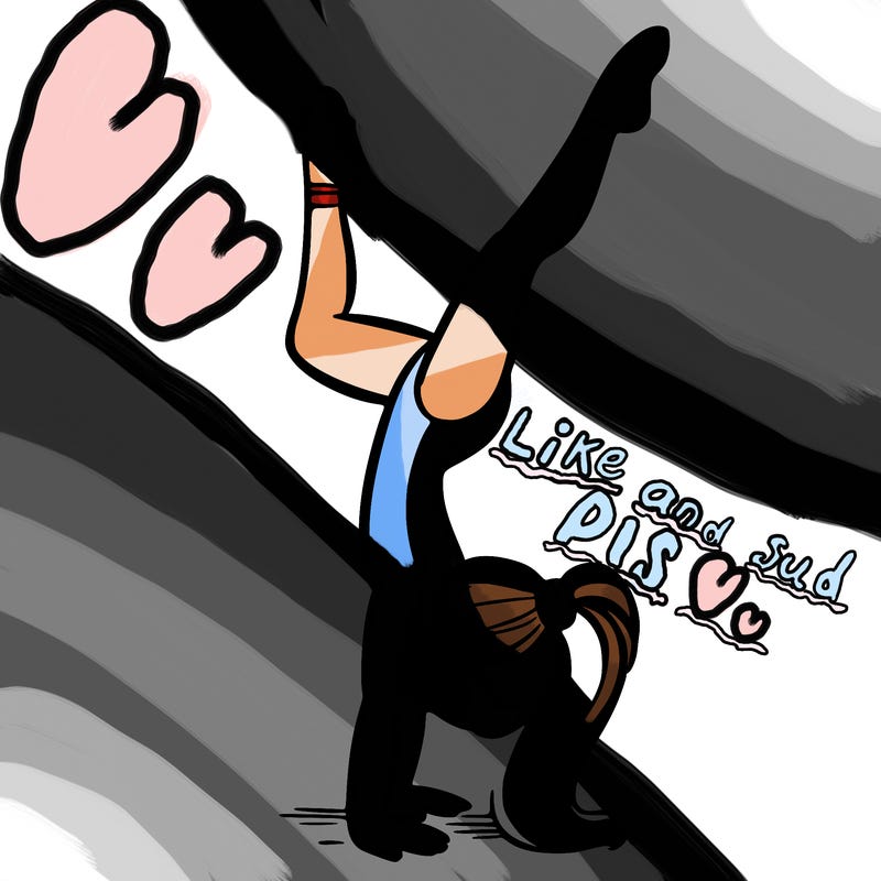girl wearing a leotard doing a handstand