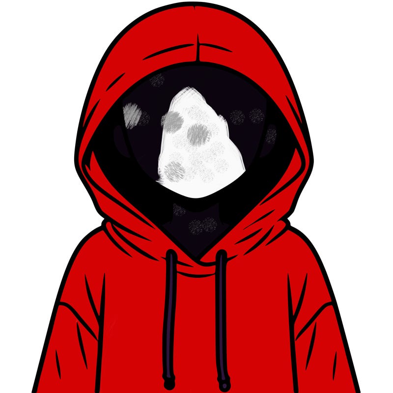 faceless girl in hoodie