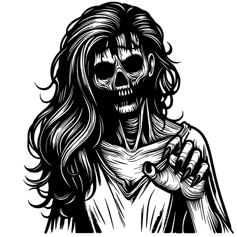 realistic horror woman