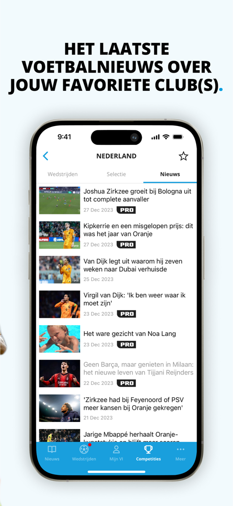 VI | Voetbal International - Voetbal International app news feed with articles about Dutch football players