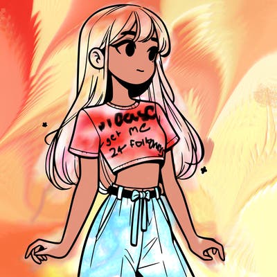 girl in a cute crop top