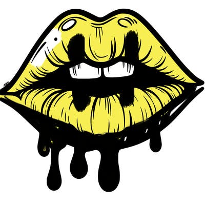 lips that look realistic and drip