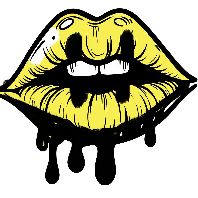 lips that look realistic and drip