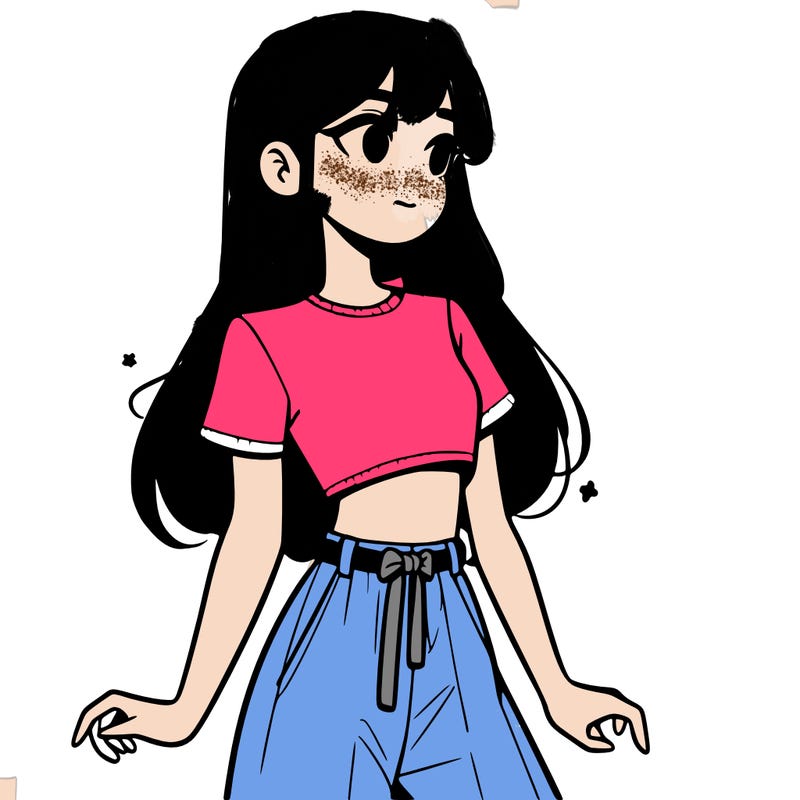 girl in a cute crop top