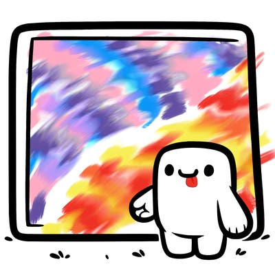 big blank piece of paper