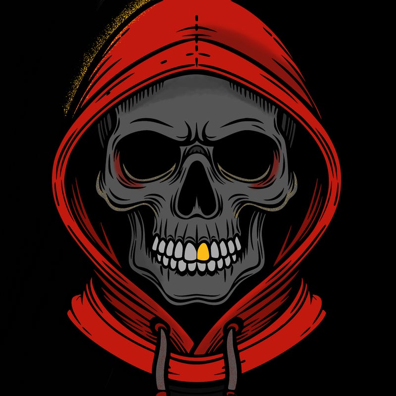 skull hoodie