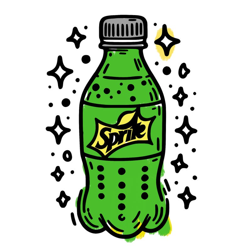 bottle of sprite