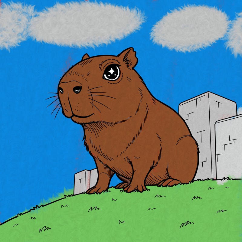 cute capybara