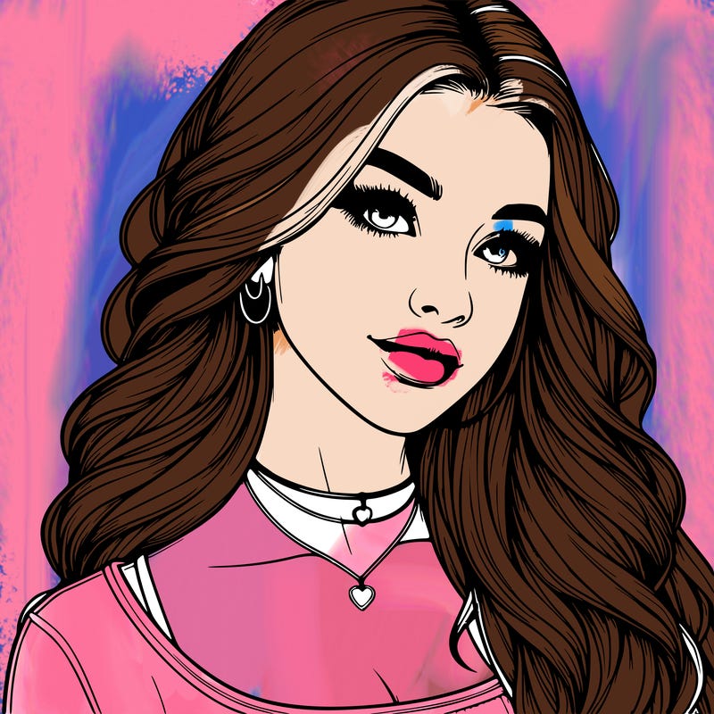 detailed realistic girl