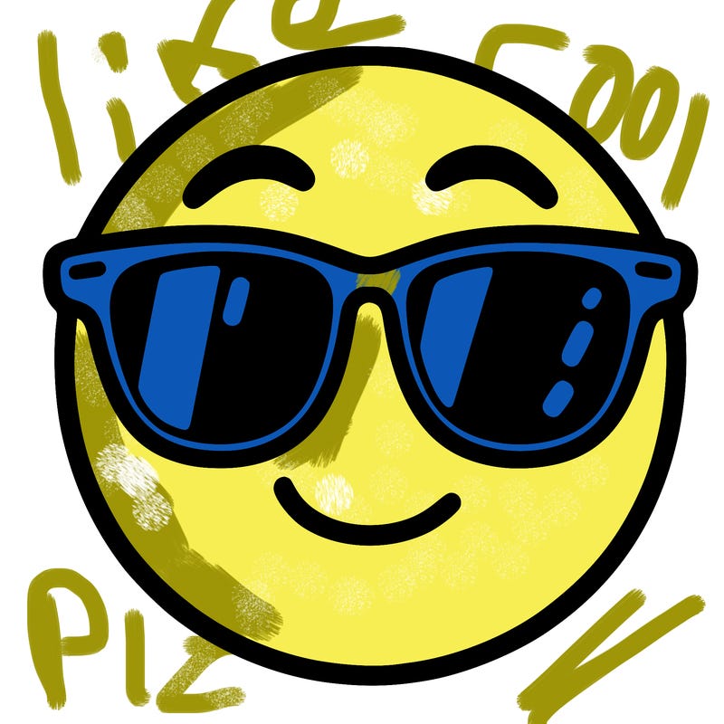 emoji with sunglasses