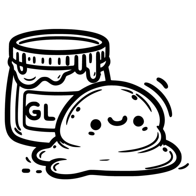 big blob next to slime contanir