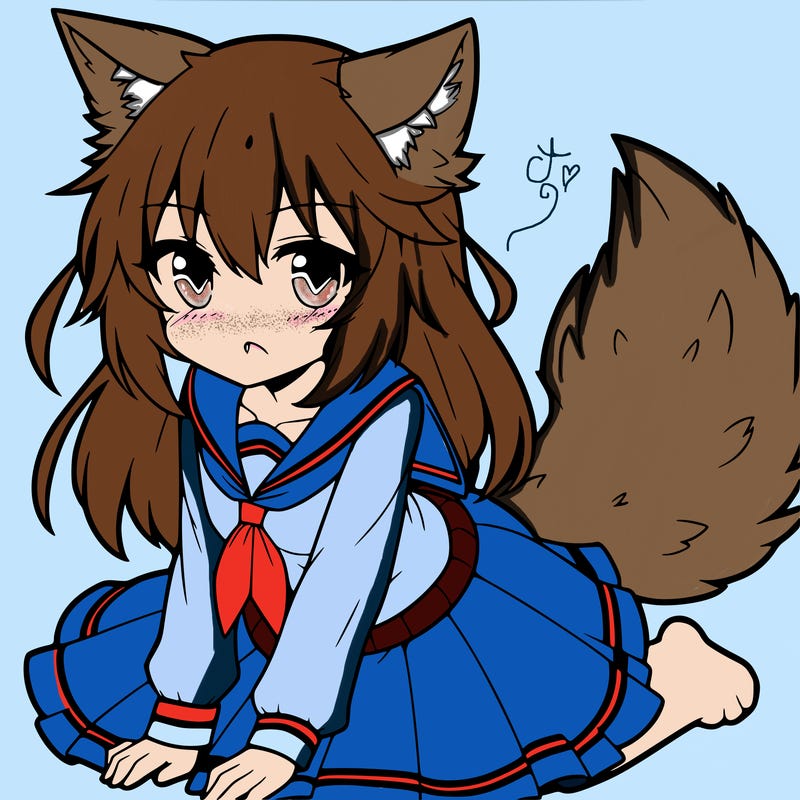 wolf girl anime
