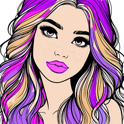 beautiful realistic girl