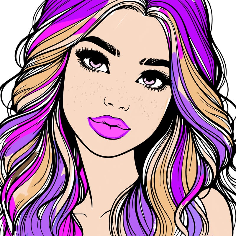 beautiful realistic girl