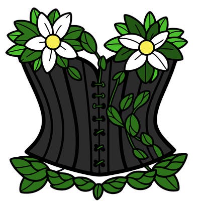 flower corset