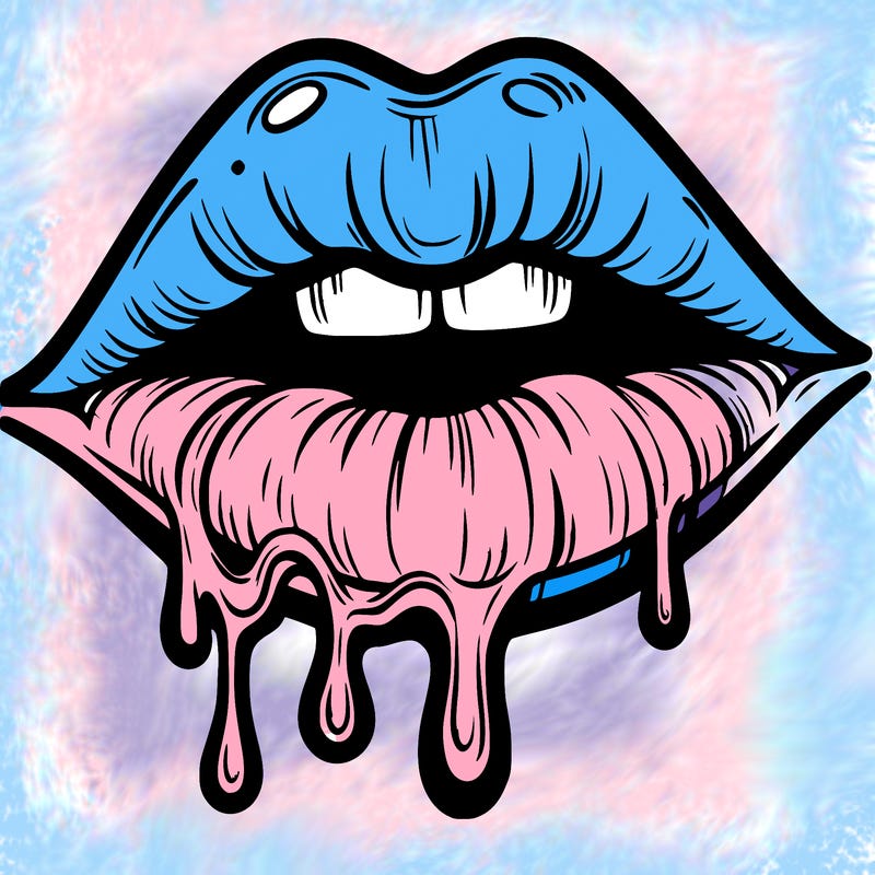 lips that look realistic and drip