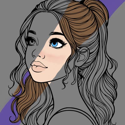 beautiful realistic girl