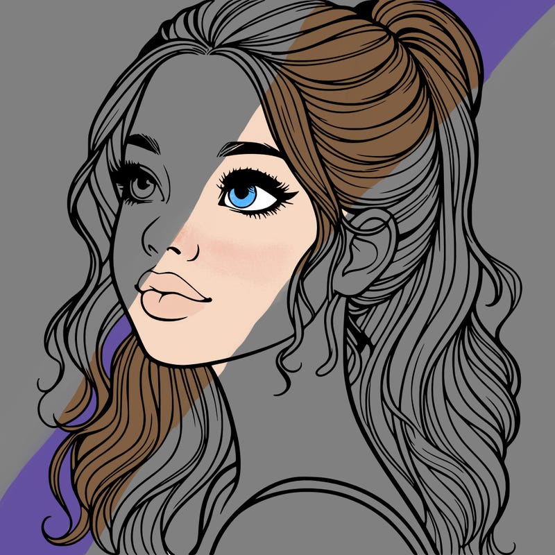 beautiful realistic girl