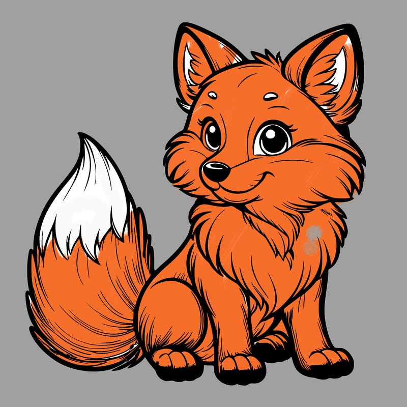 realistic fox