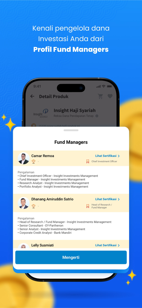 FUNDtastic - Perfiles de gestores de fondos profesionales y experiencia en la aplicación de inversión FUNDtastic