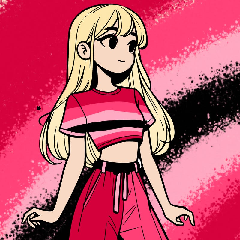 girl in a cute crop top
