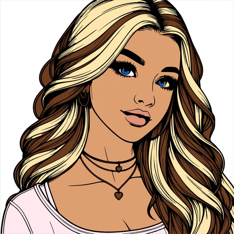 detailed realistic girl