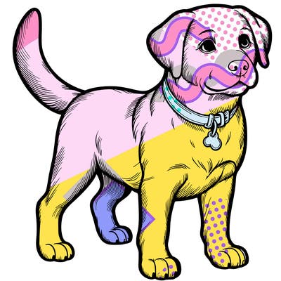 realistic dog