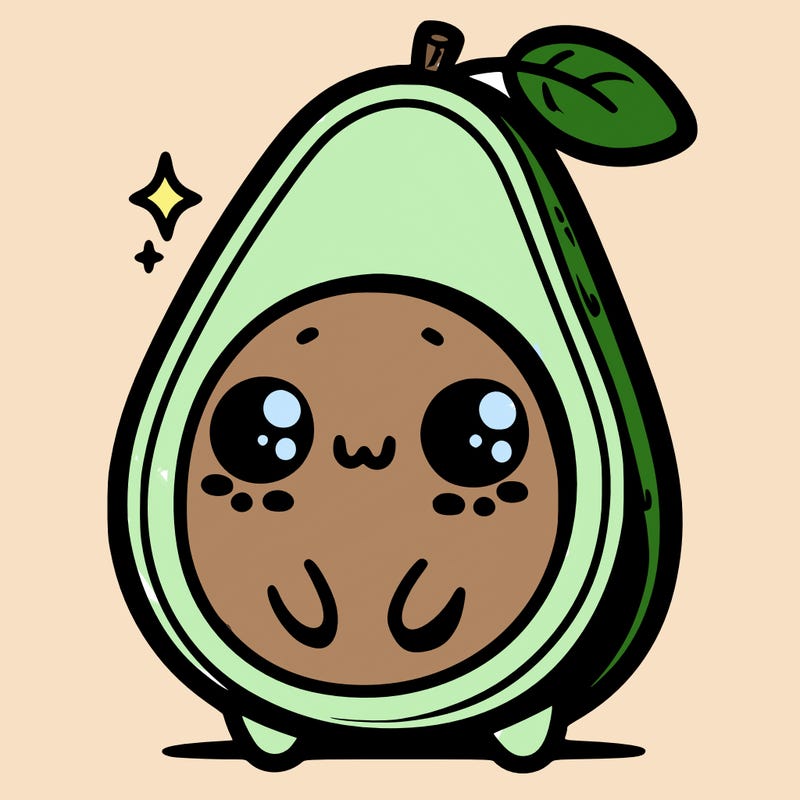 cute avocado