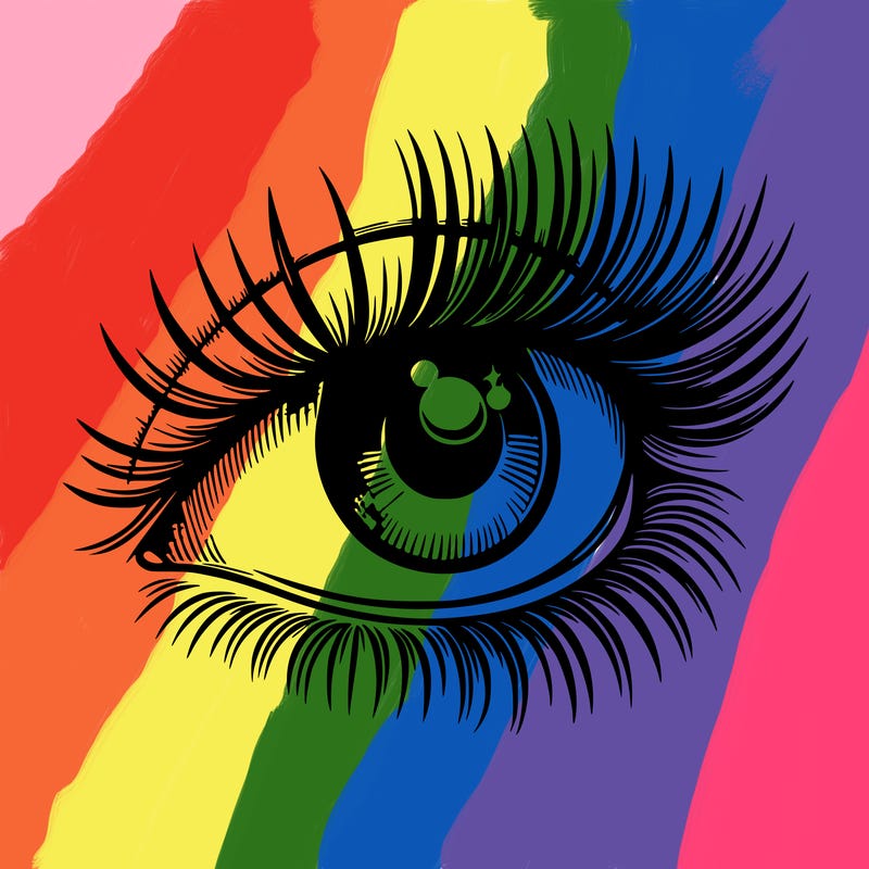 realistic eye long eylashes