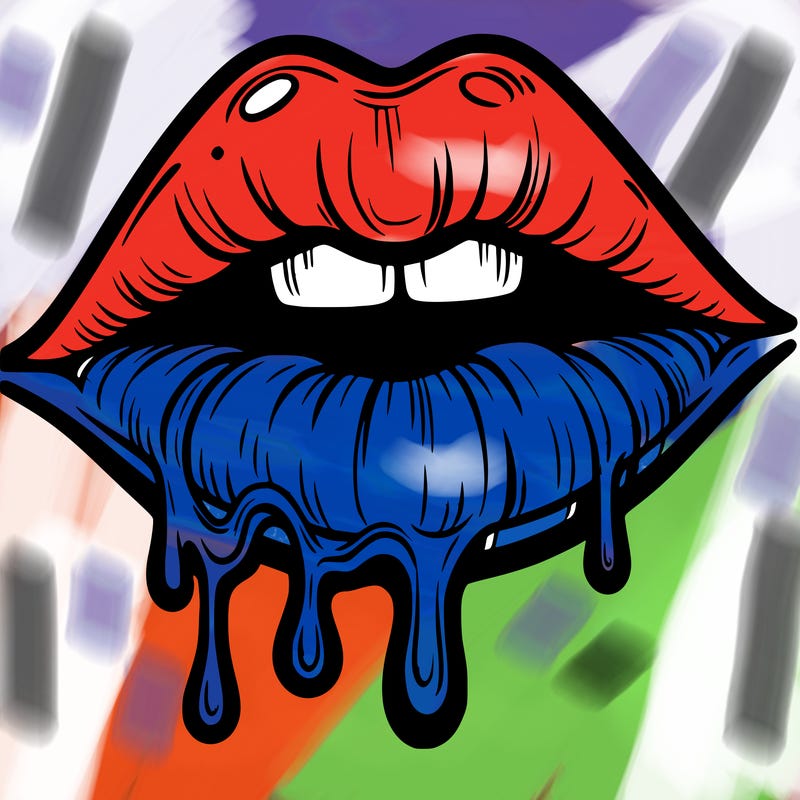 lips that look realistic and drip