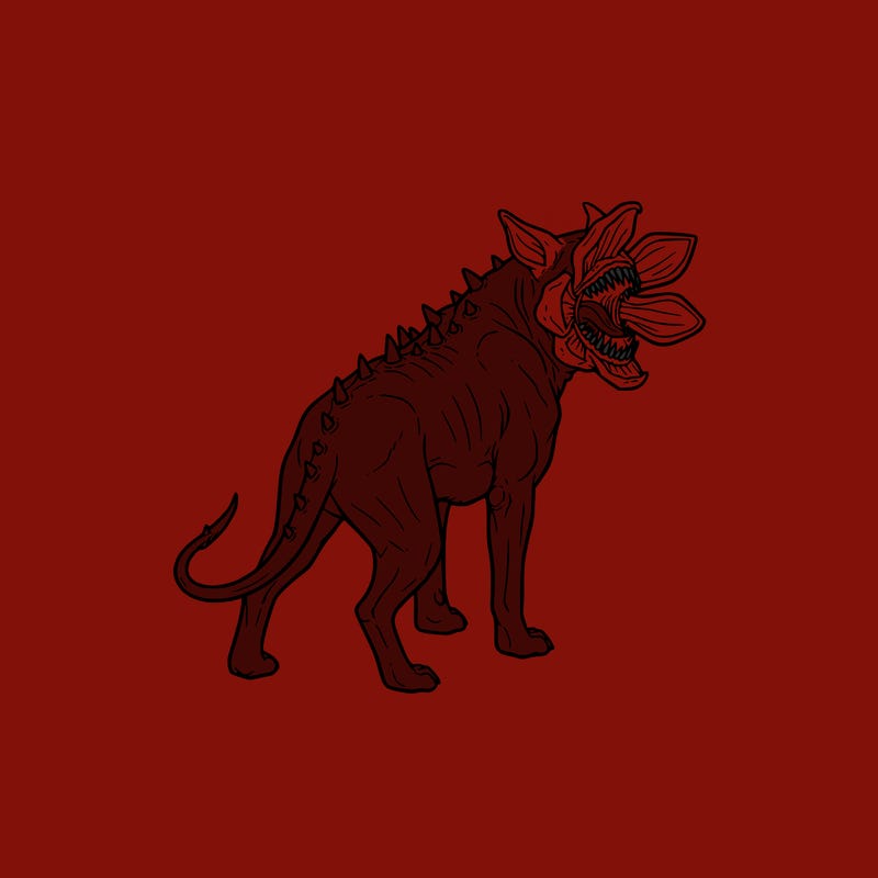 a demogorgan dog